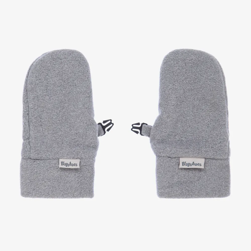 Gray Infant Fleece Gloves