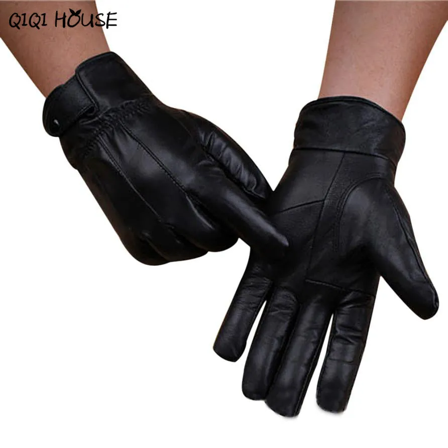 High-Quality Leather Men's Driving Gloves