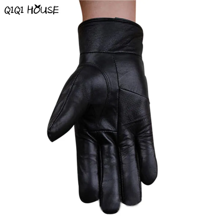 High-Quality Leather Men's Driving Gloves