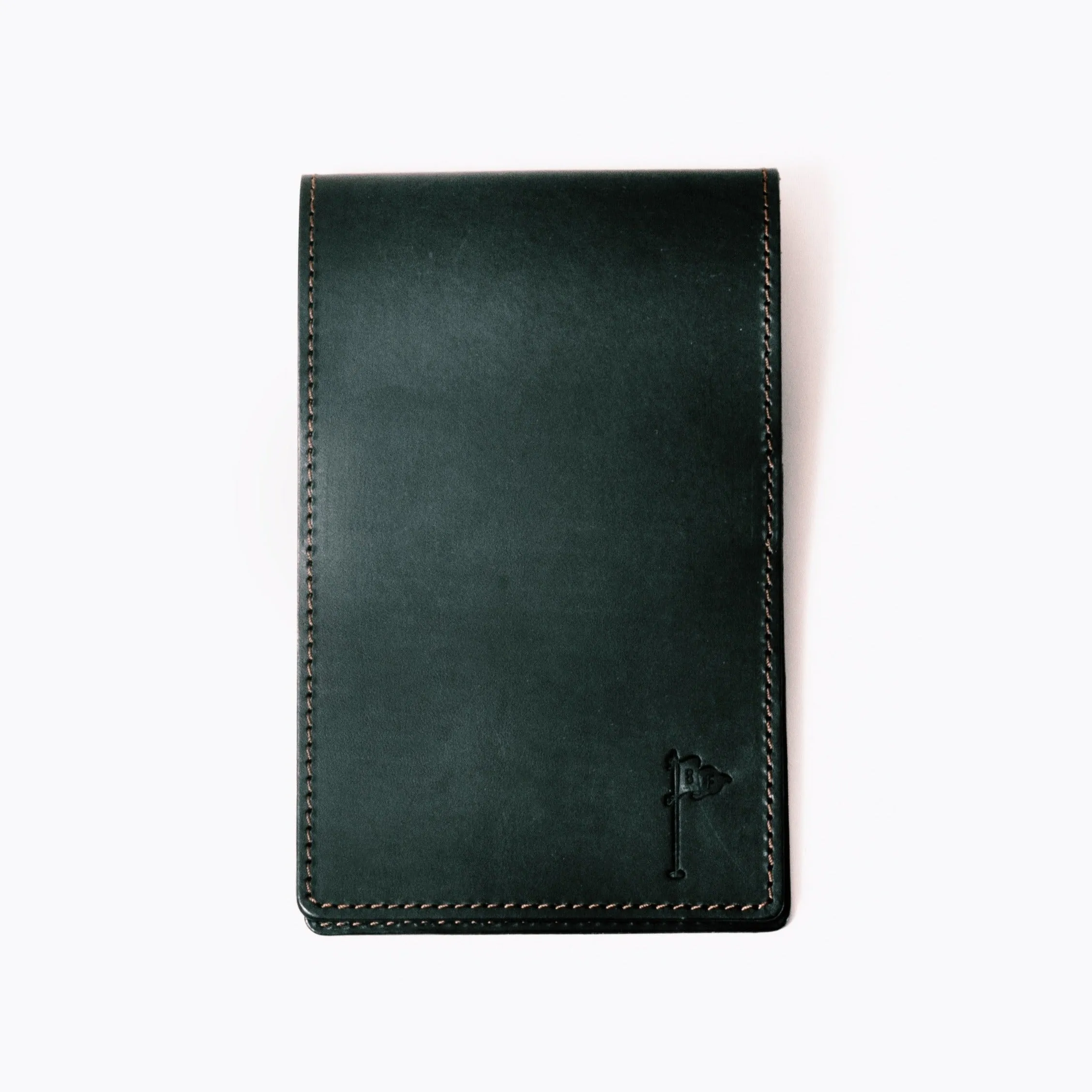 Dublin Black Leather Golf Scorecard Holder/ Yardage Book from Horween Collection