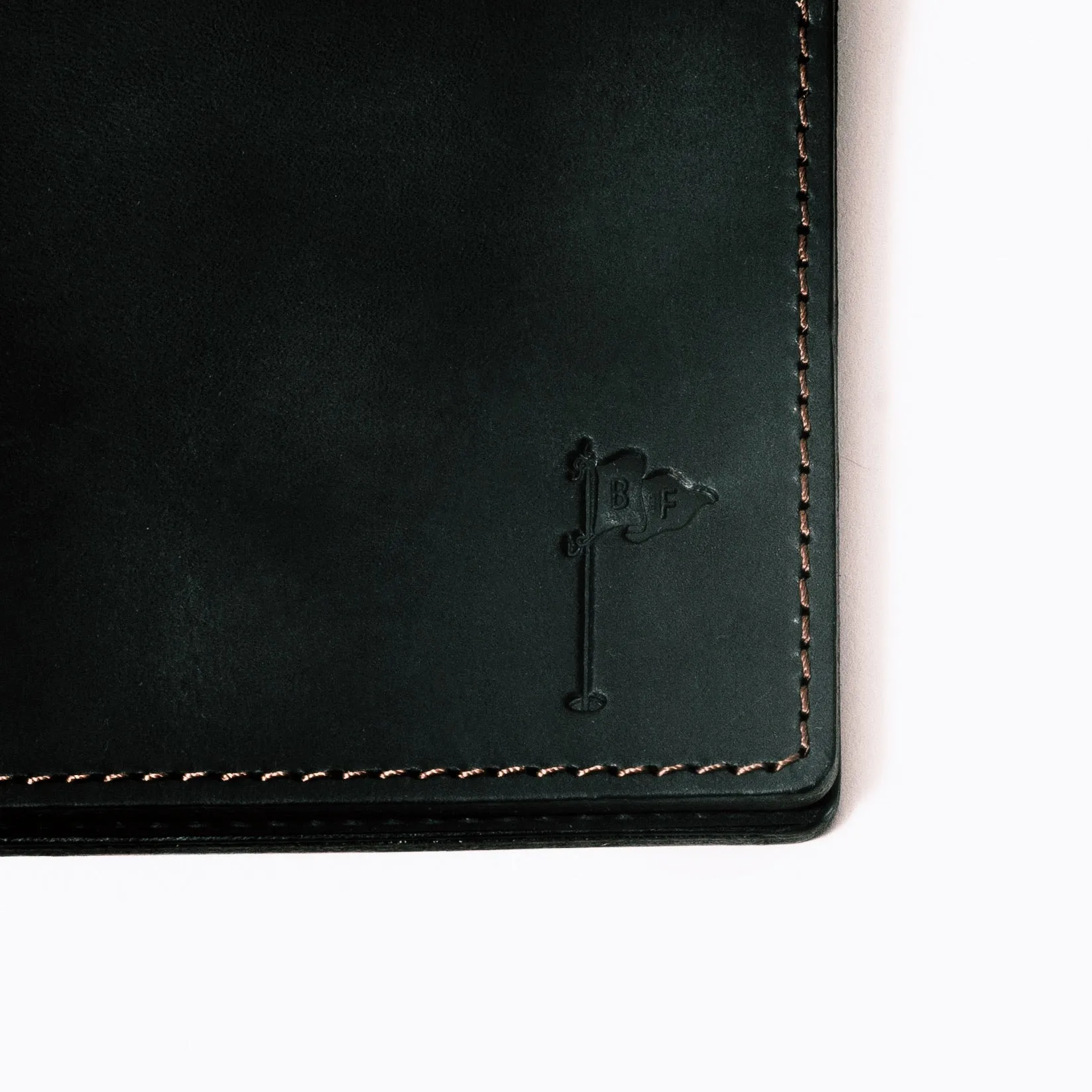 Dublin Black Leather Golf Scorecard Holder/ Yardage Book from Horween Collection