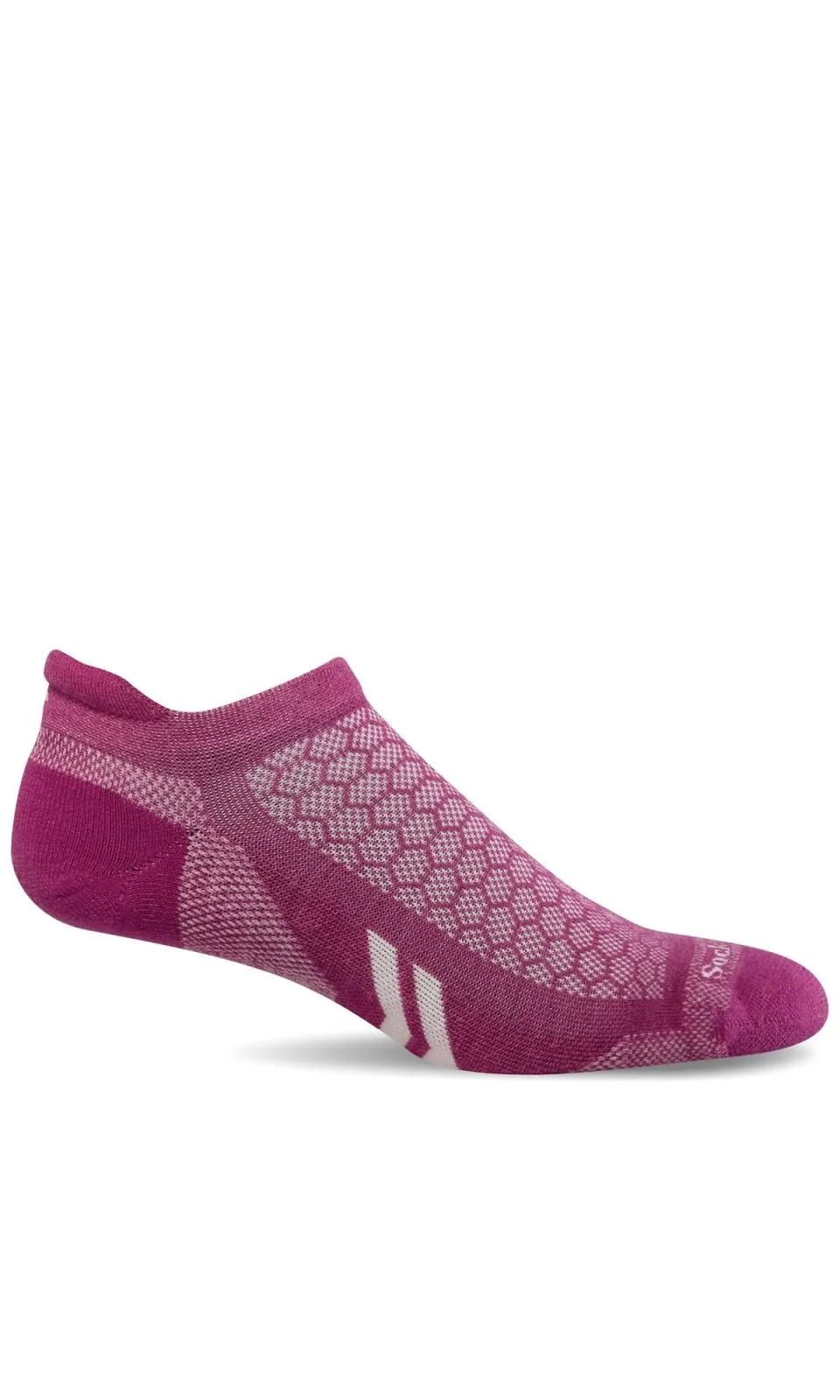 Compression Socks with Moderate Compression Level in Raspberry Color