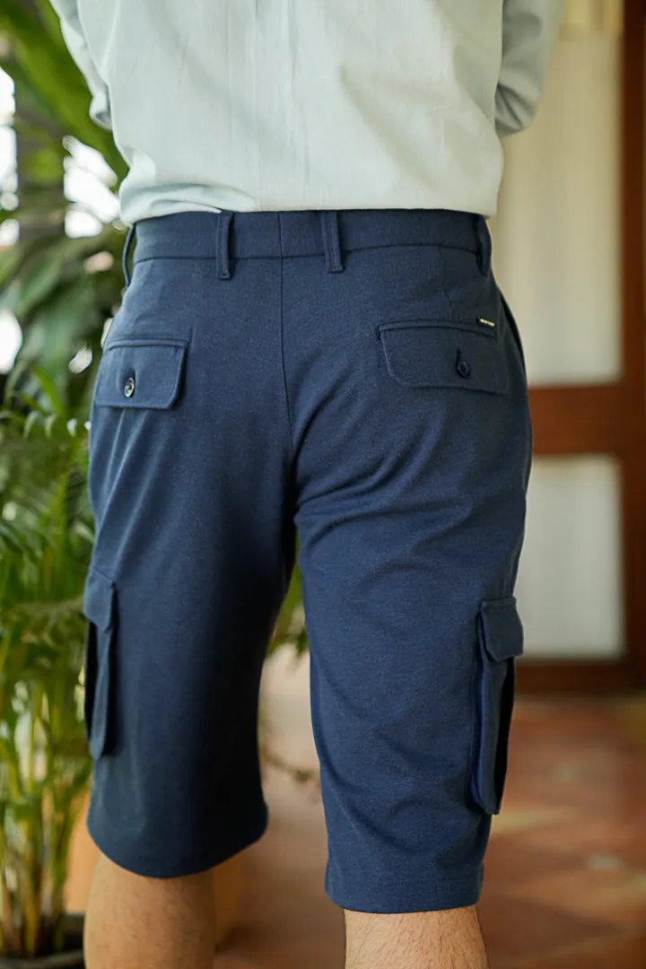 Stretch Cargo Shorts in Insignia Blue