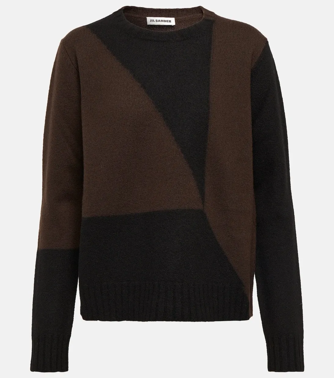 Wool U-Neck Long Sleeves by Jil Sander for Casual Street Style