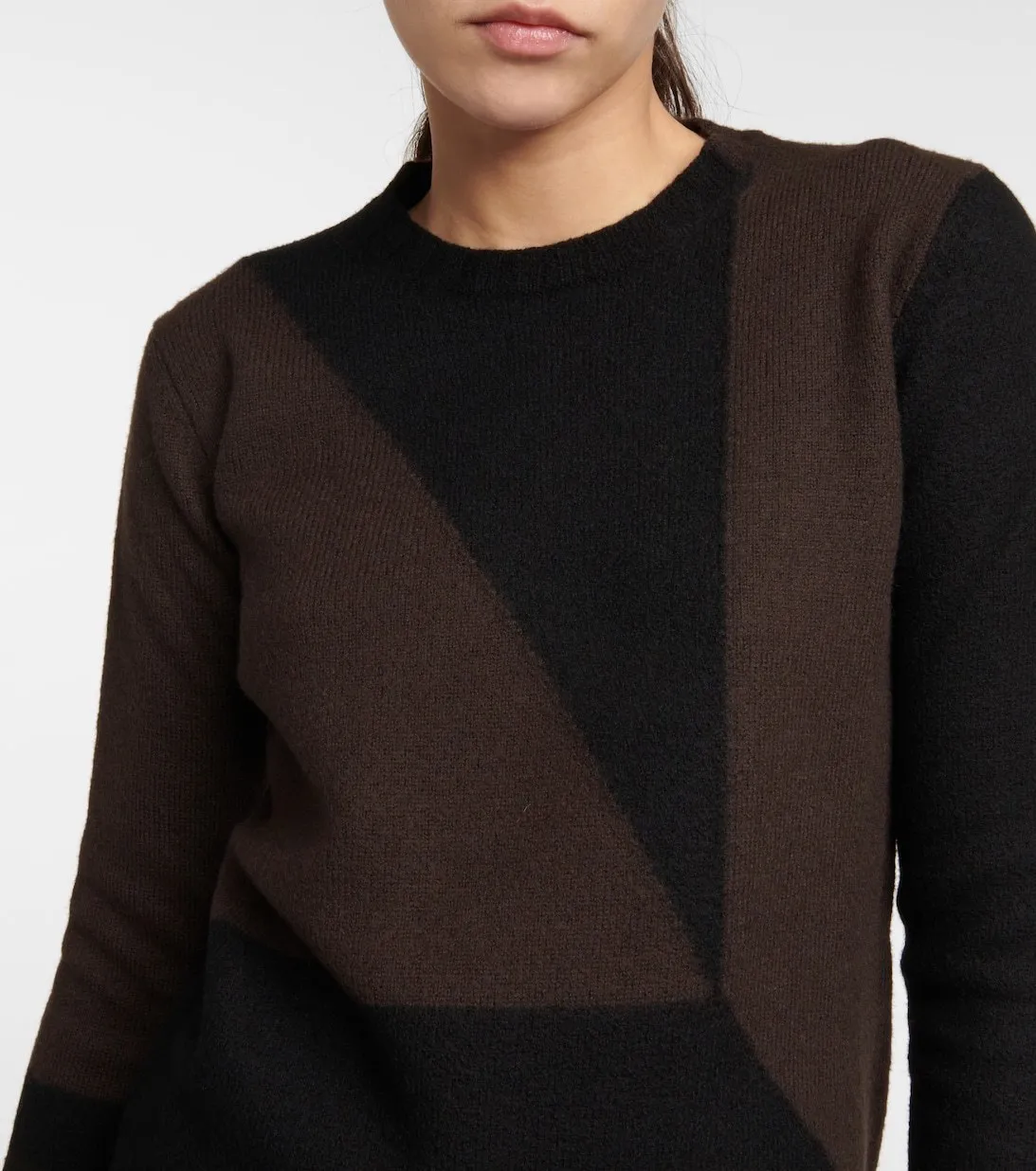 Wool U-Neck Long Sleeves by Jil Sander for Casual Street Style