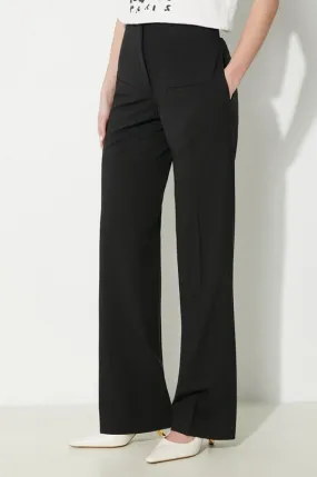 JW Anderson Wool Trousers Black Front Pocket Straight TR0332.PG1321.999