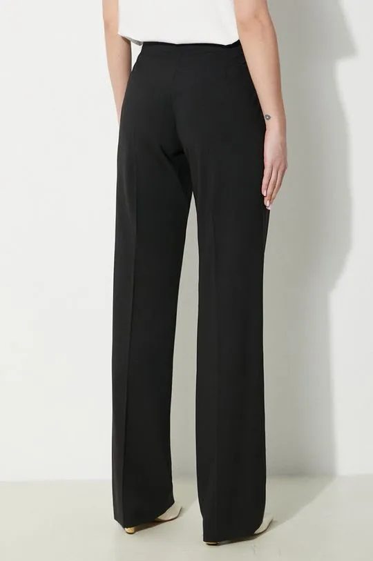 JW Anderson Wool Trousers Black Front Pocket Straight TR0332.PG1321.999