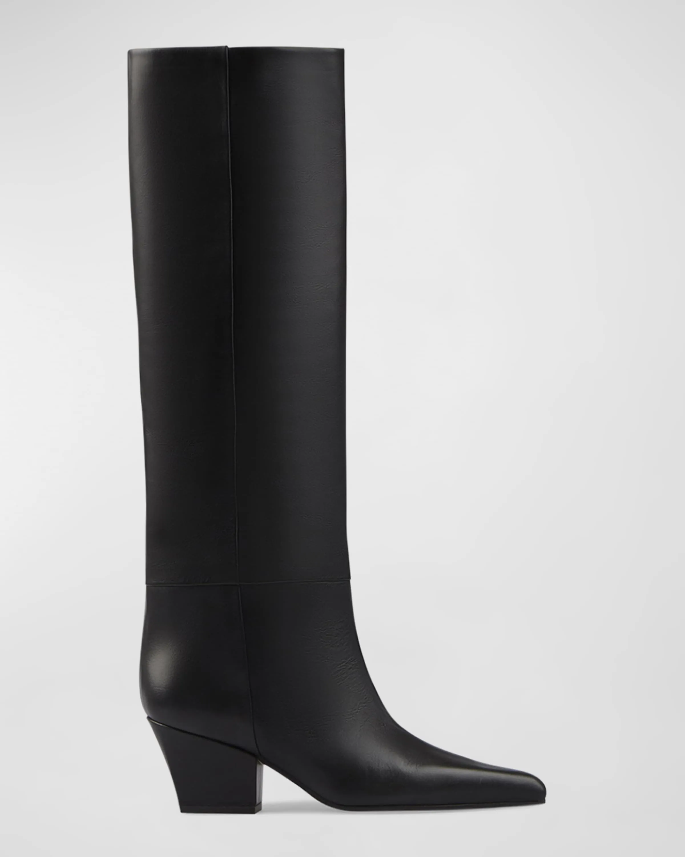 Knee-High Leather Boots