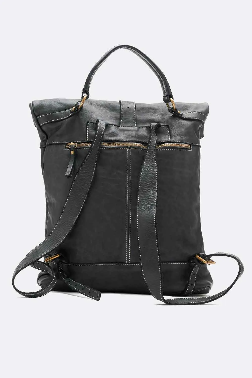 Leather Backpack by CHAMPS