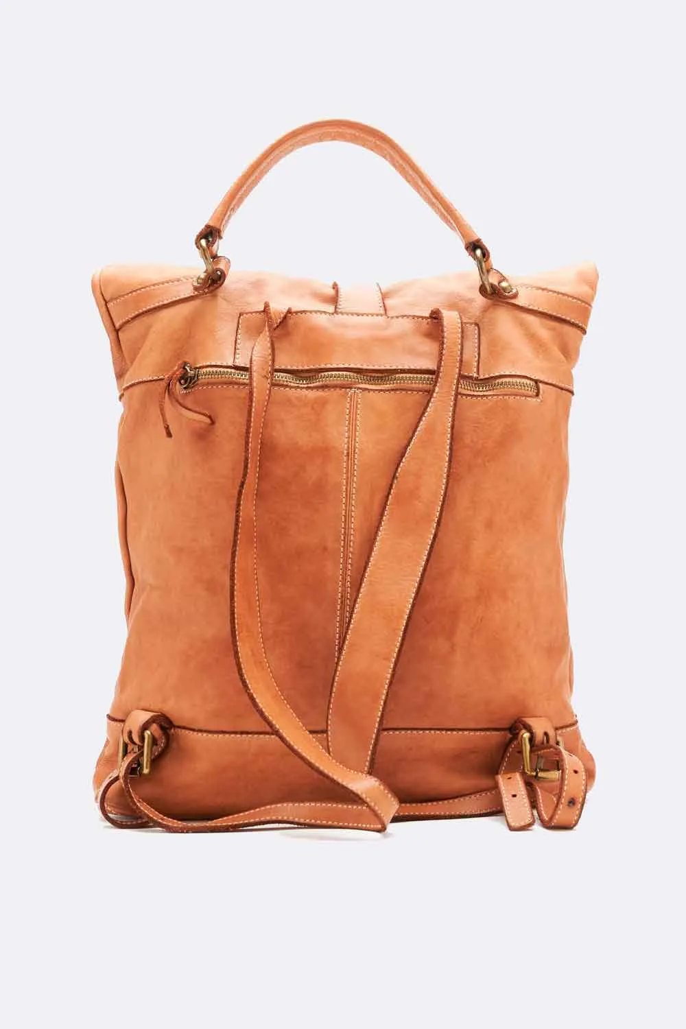 Leather Backpack by CHAMPS