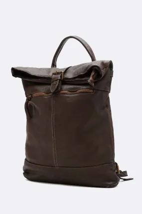 Leather Backpack by CHAMPS