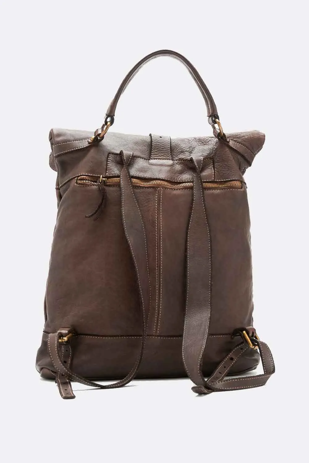 Leather Backpack by CHAMPS