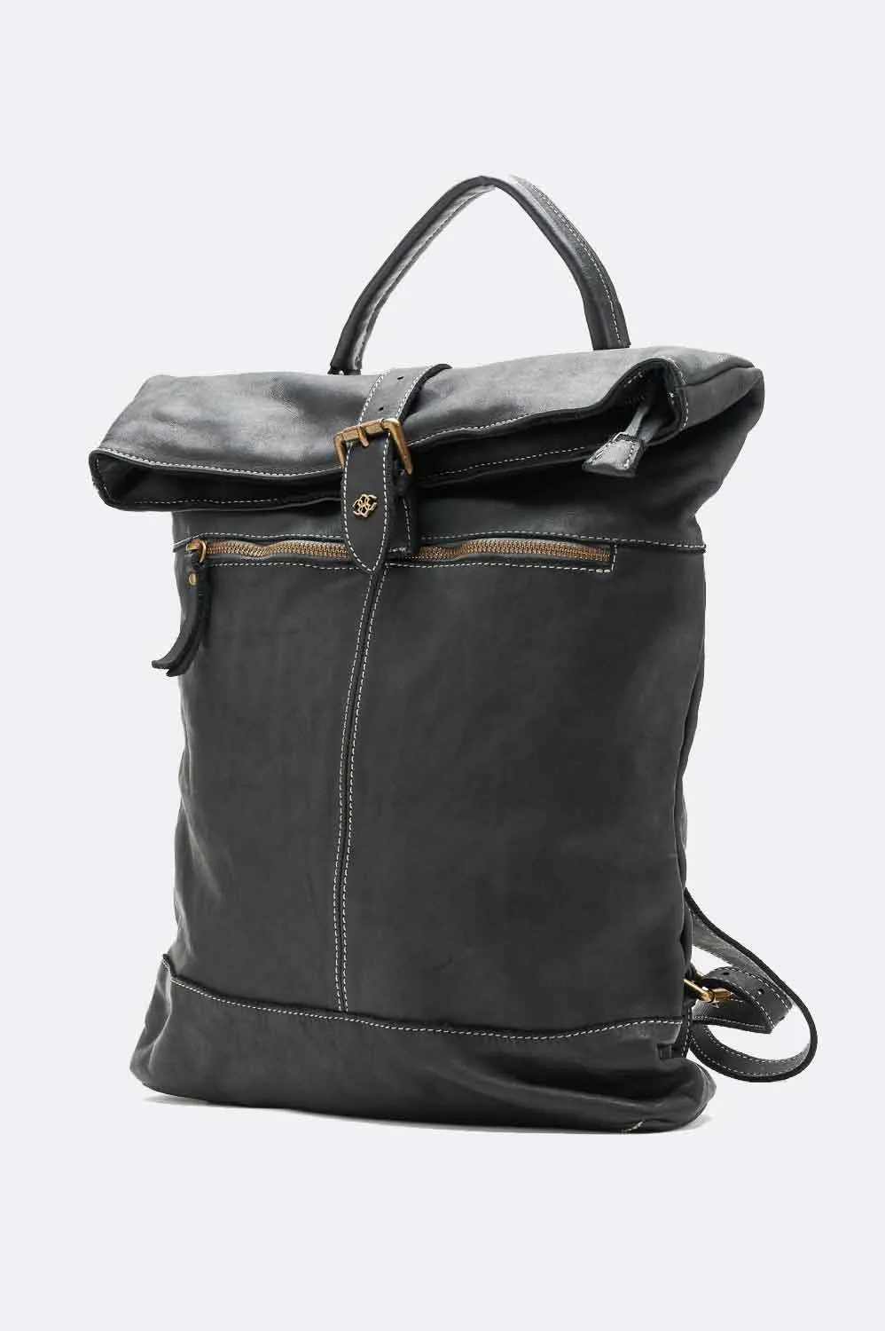 Leather Backpack by CHAMPS