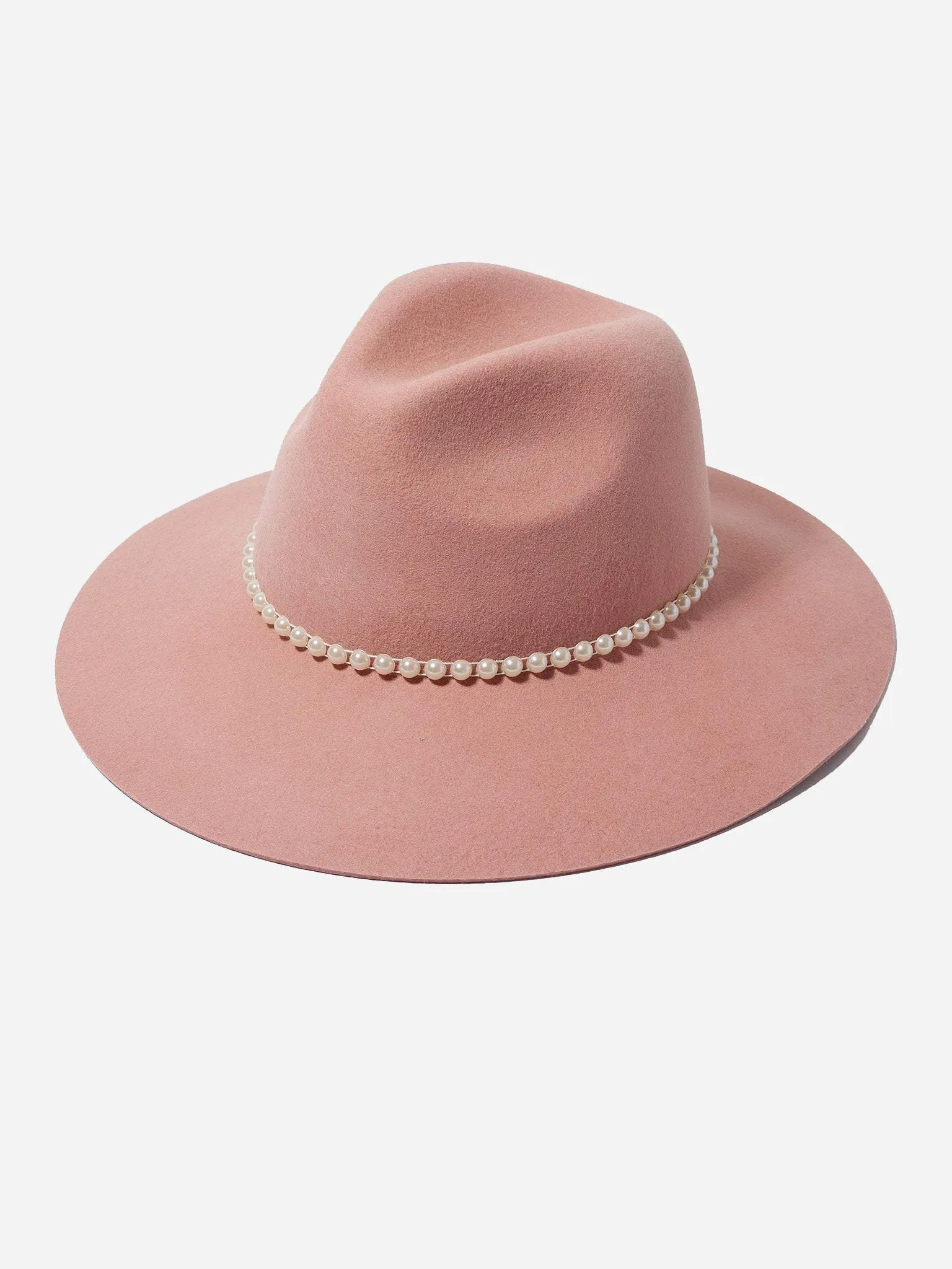 LELE SADOUGHI Fedora with Pearl Strand