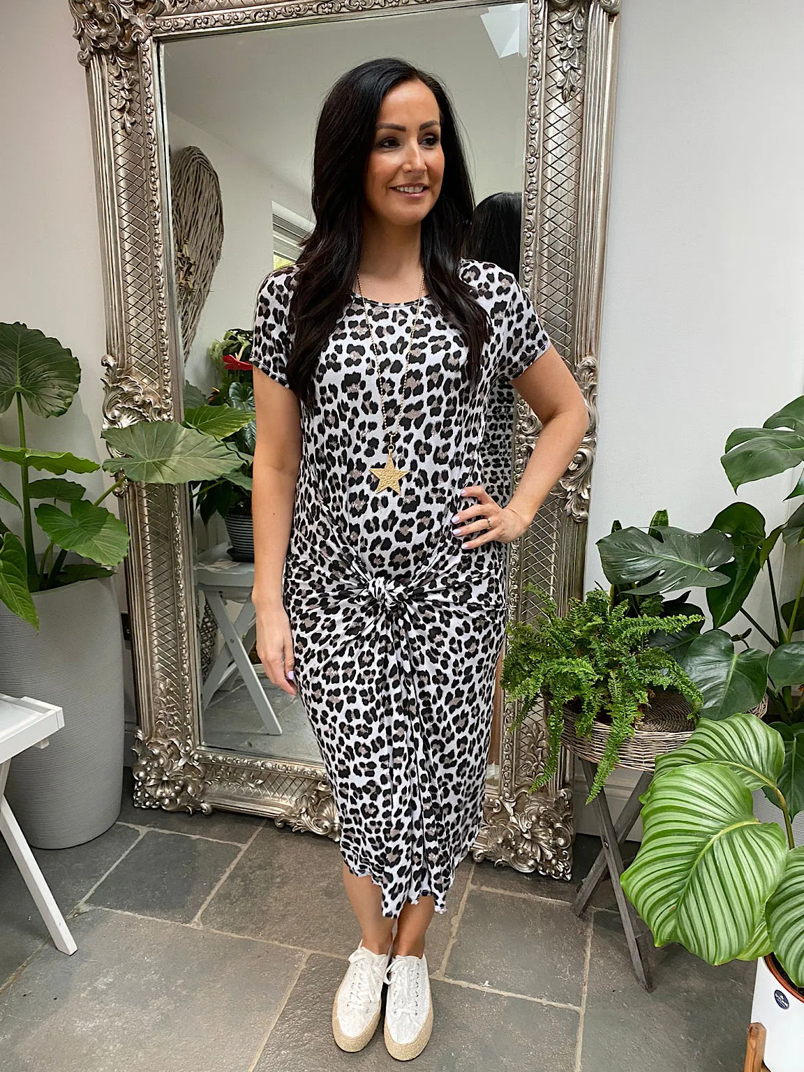 Leopard Pattern Dress Shannon