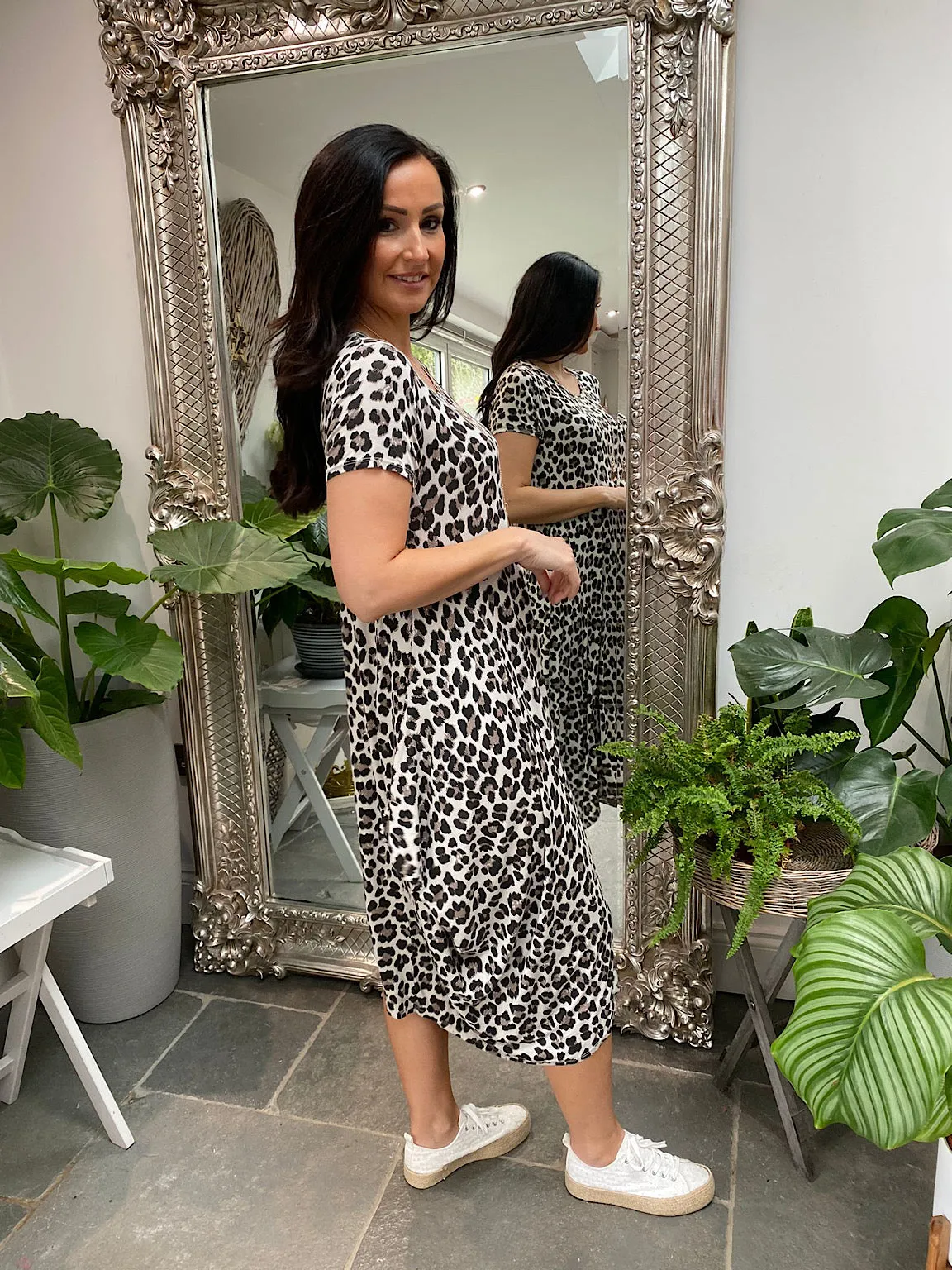 Leopard Pattern Dress Shannon