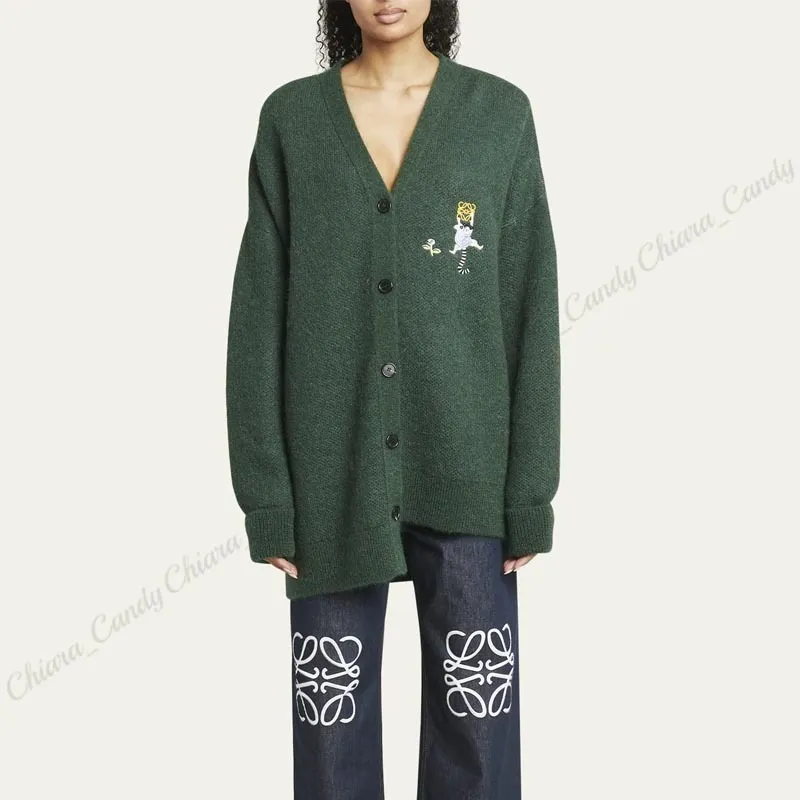 Stylish Wool Long Sleeve Top Collaboration by LOEWE