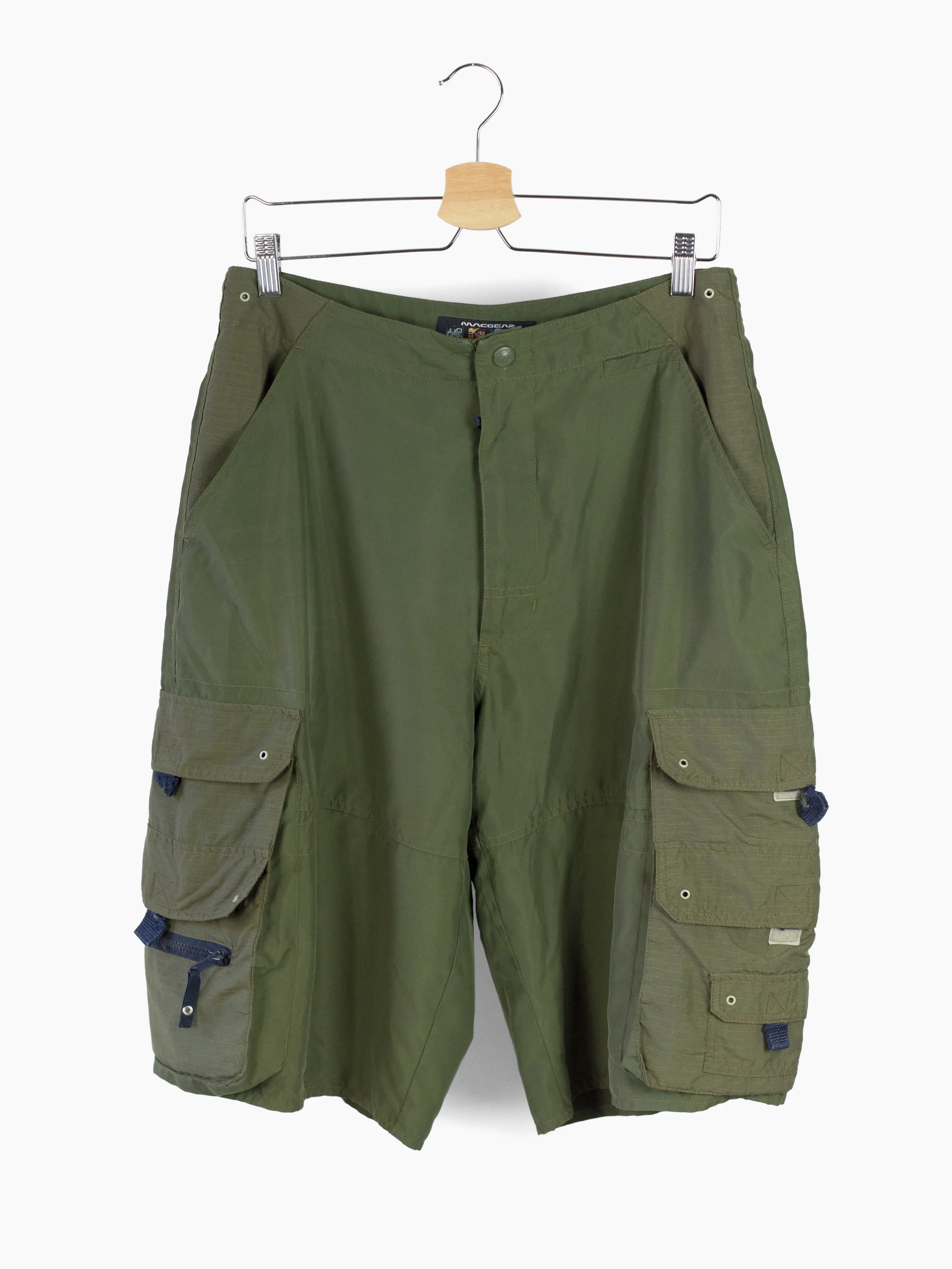 00s Rave Style Cargo Shorts by Macgear