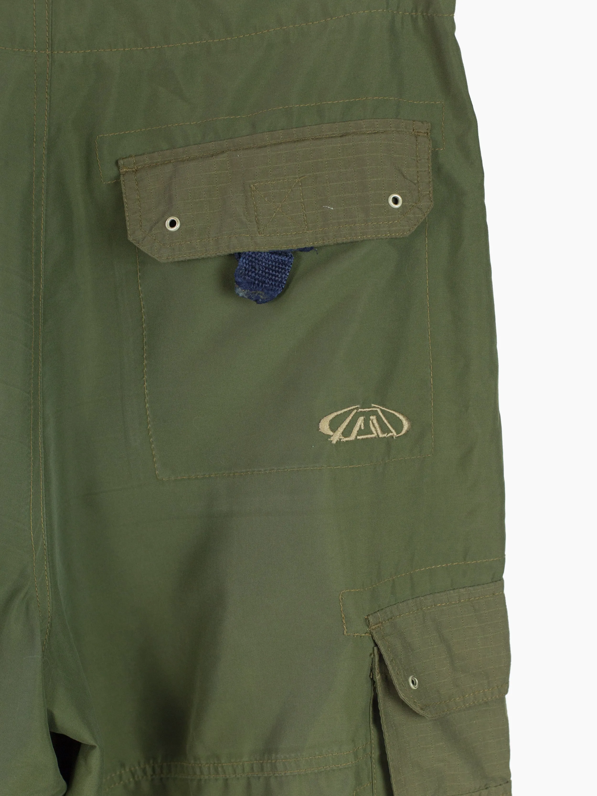 00s Rave Style Cargo Shorts by Macgear