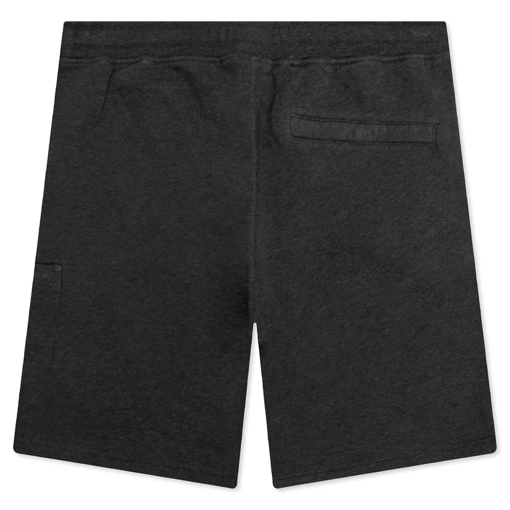 Melange Dark Grey Cargo Bermuda Shorts