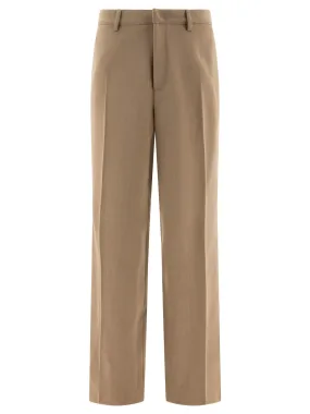 Fashionable Melange Wool Pants