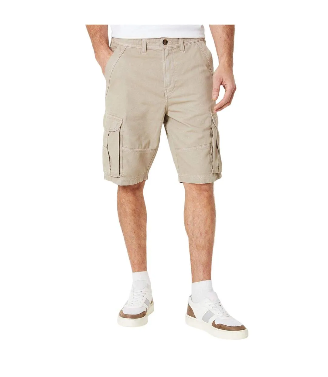 Mens Cargo Shorts Maine Taupe