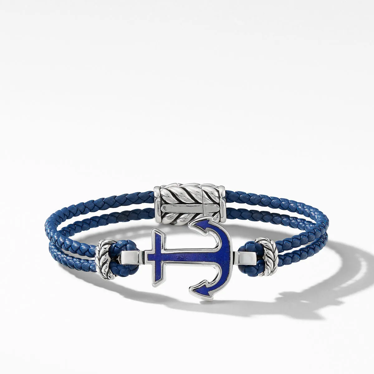 Anchor Station Bracelet with Lapis Gem