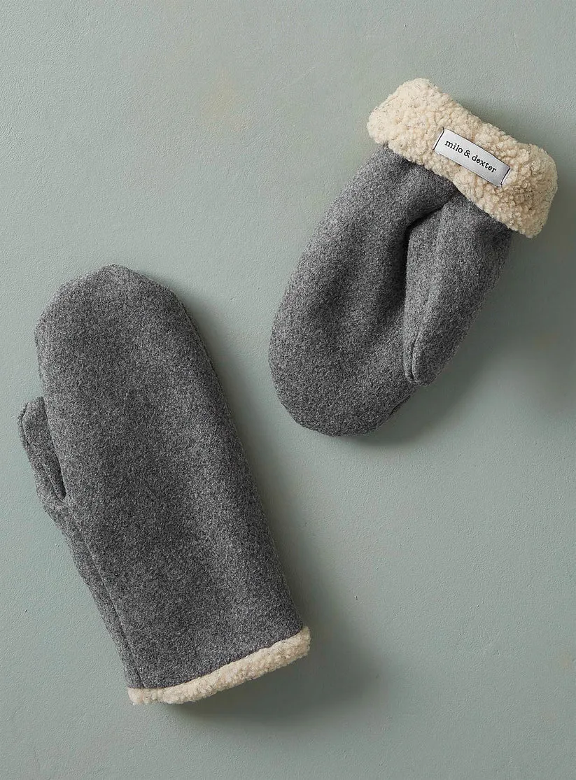 Milo & Dexter Wool Mittens in Various Colors