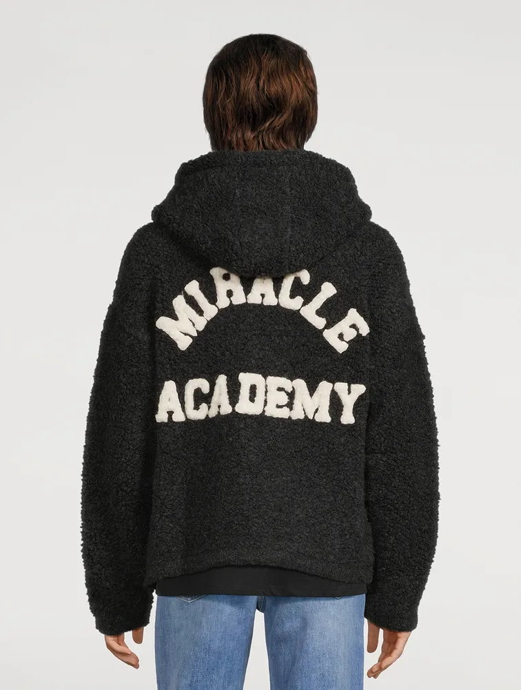 Miracle Academy Wool-Blend Hooded Coat