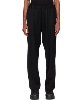 MM6 Maison Margiela Black Tailoring Wool Trousers