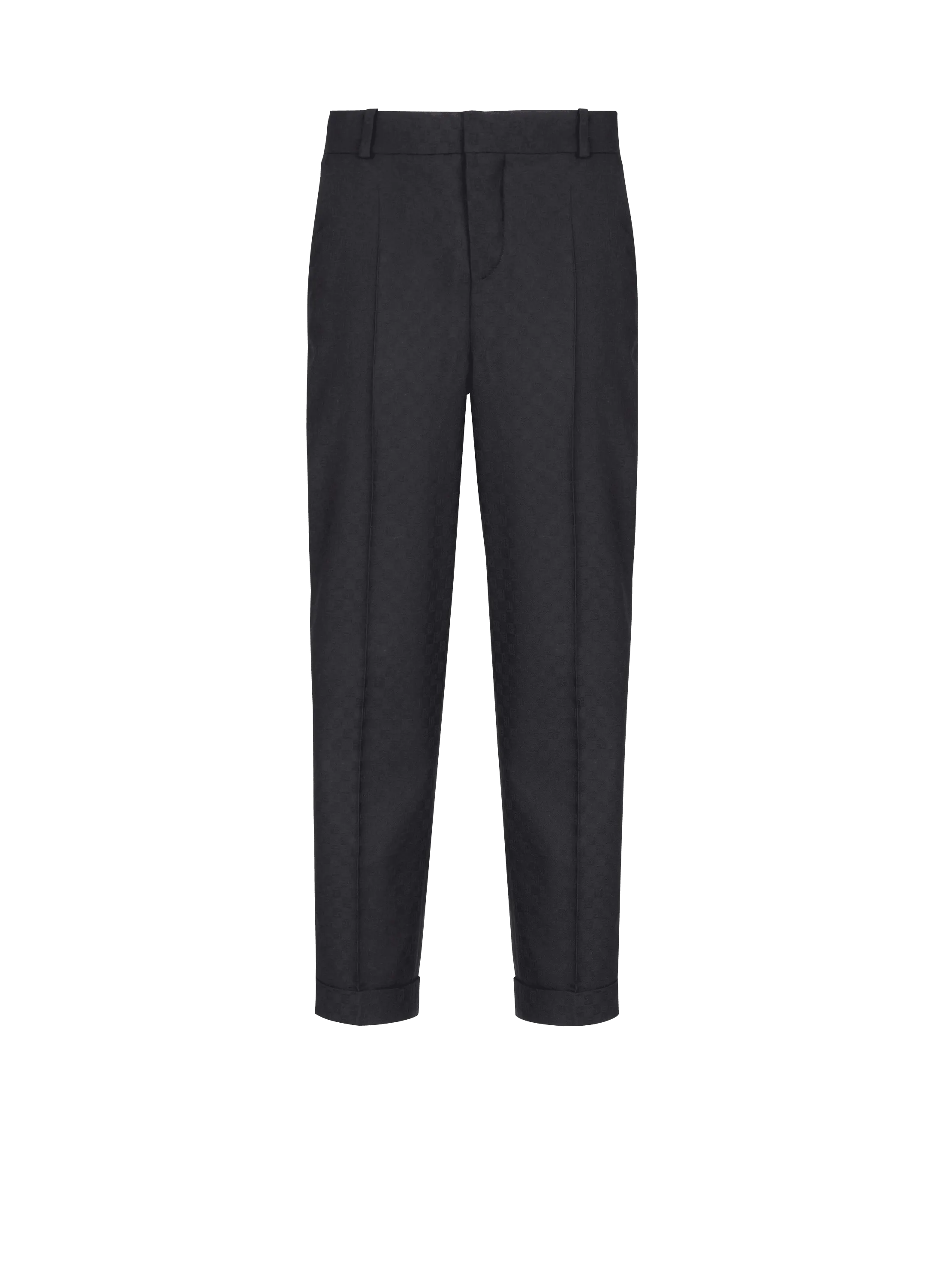 Monogram wool trousers