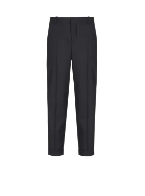 Monogram wool trousers