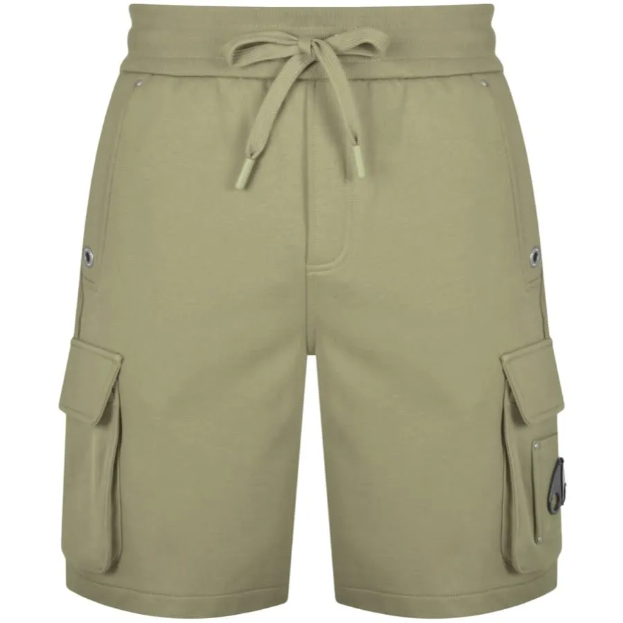 Moose Knuckles Green Hartsfield Cargo Shorts