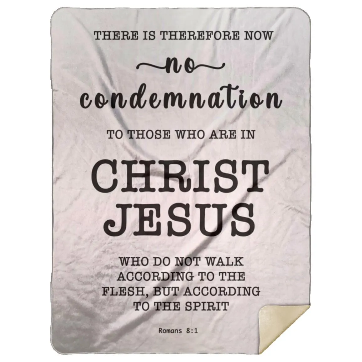 Typography Premium Sherpa Mink Blanket Shall Healed Jeremiah 17:14