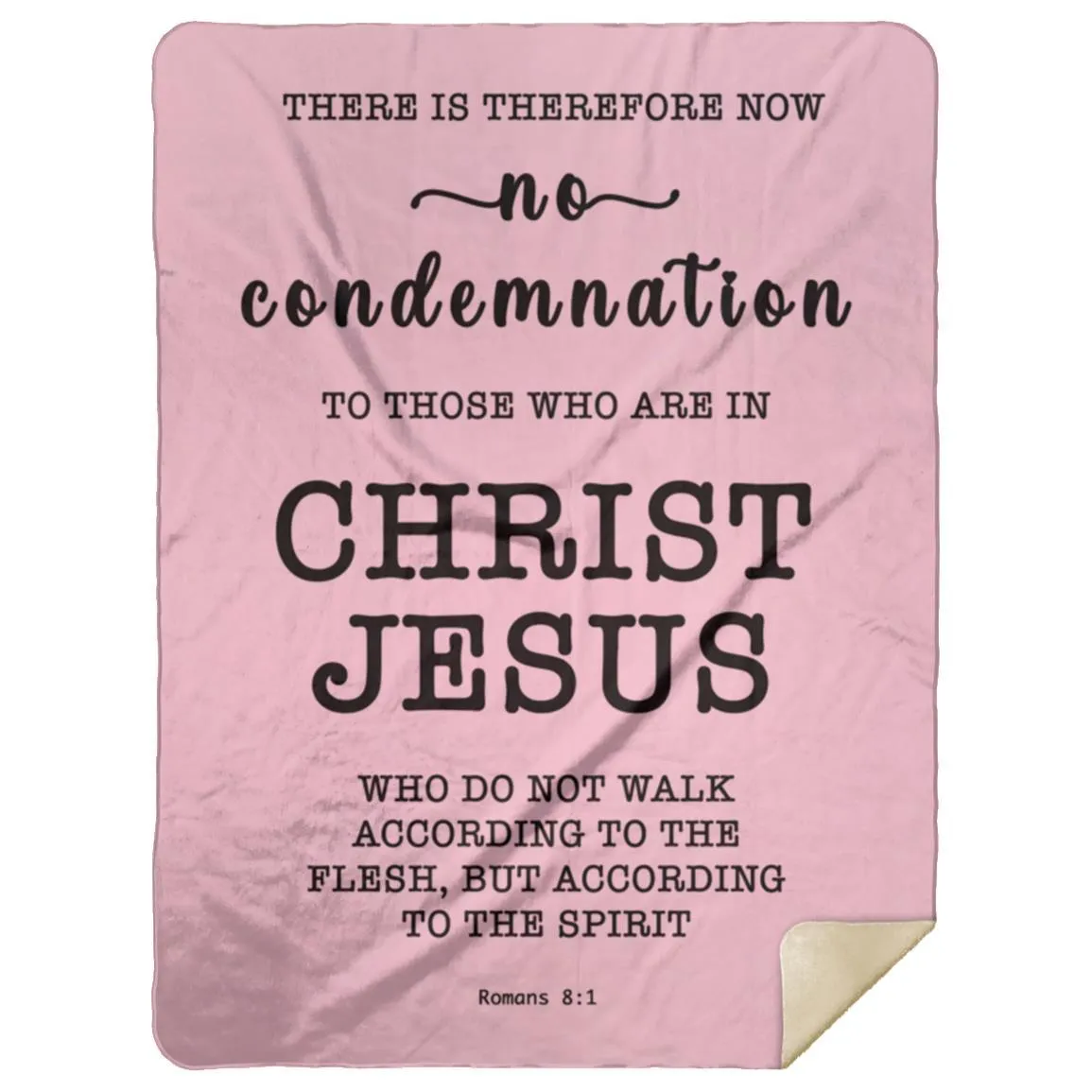 Typography Premium Sherpa Mink Blanket Shall Healed Jeremiah 17:14