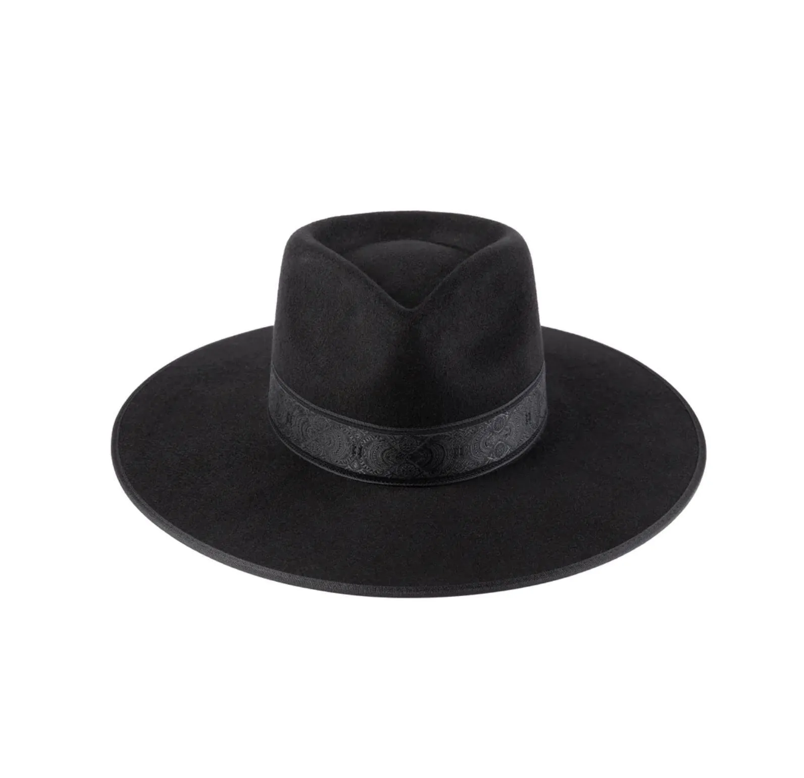 Black Noir Rancher Special Wool Fedora Hat