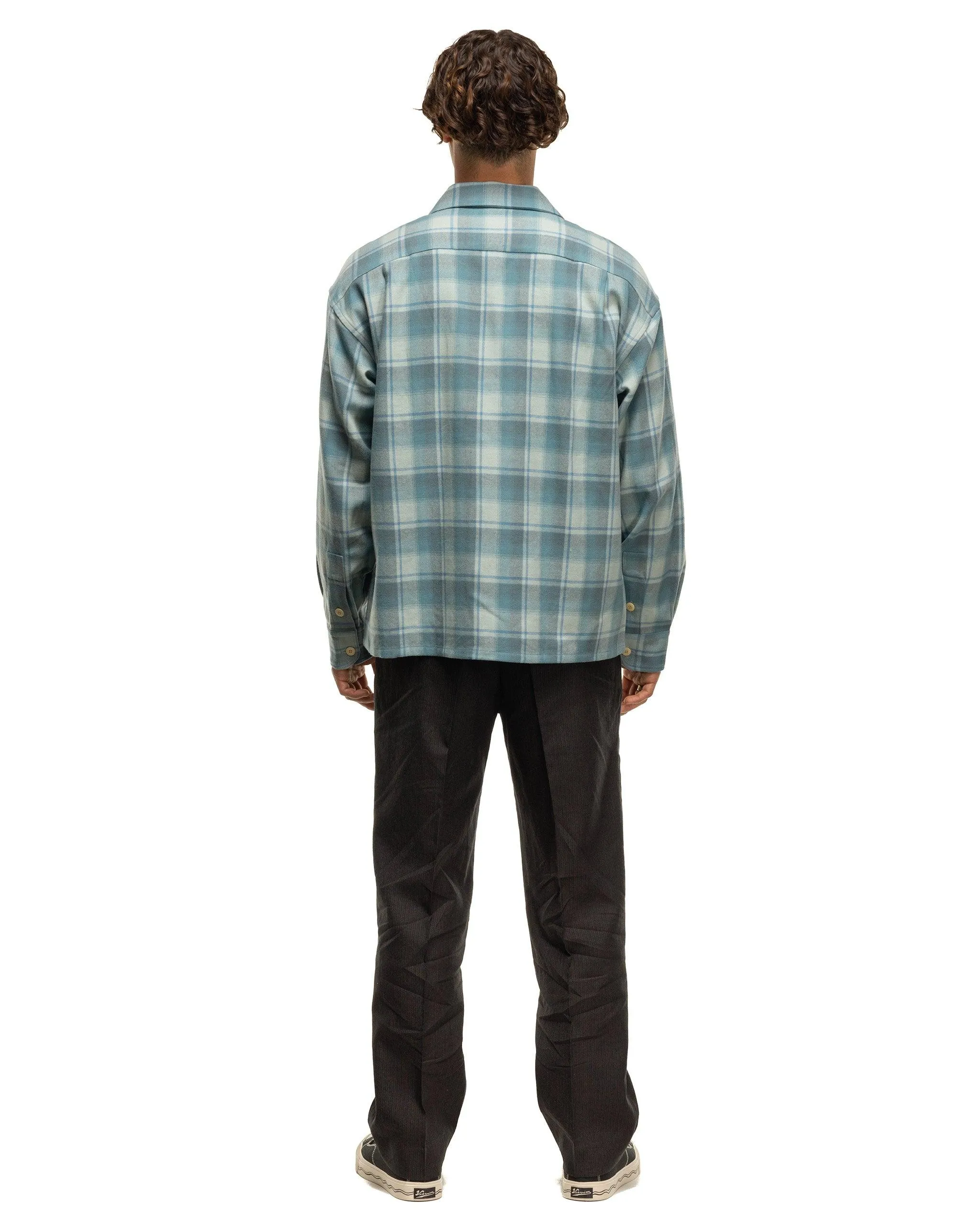 Oc Palmer Long Sleeve Blue Check Shirt