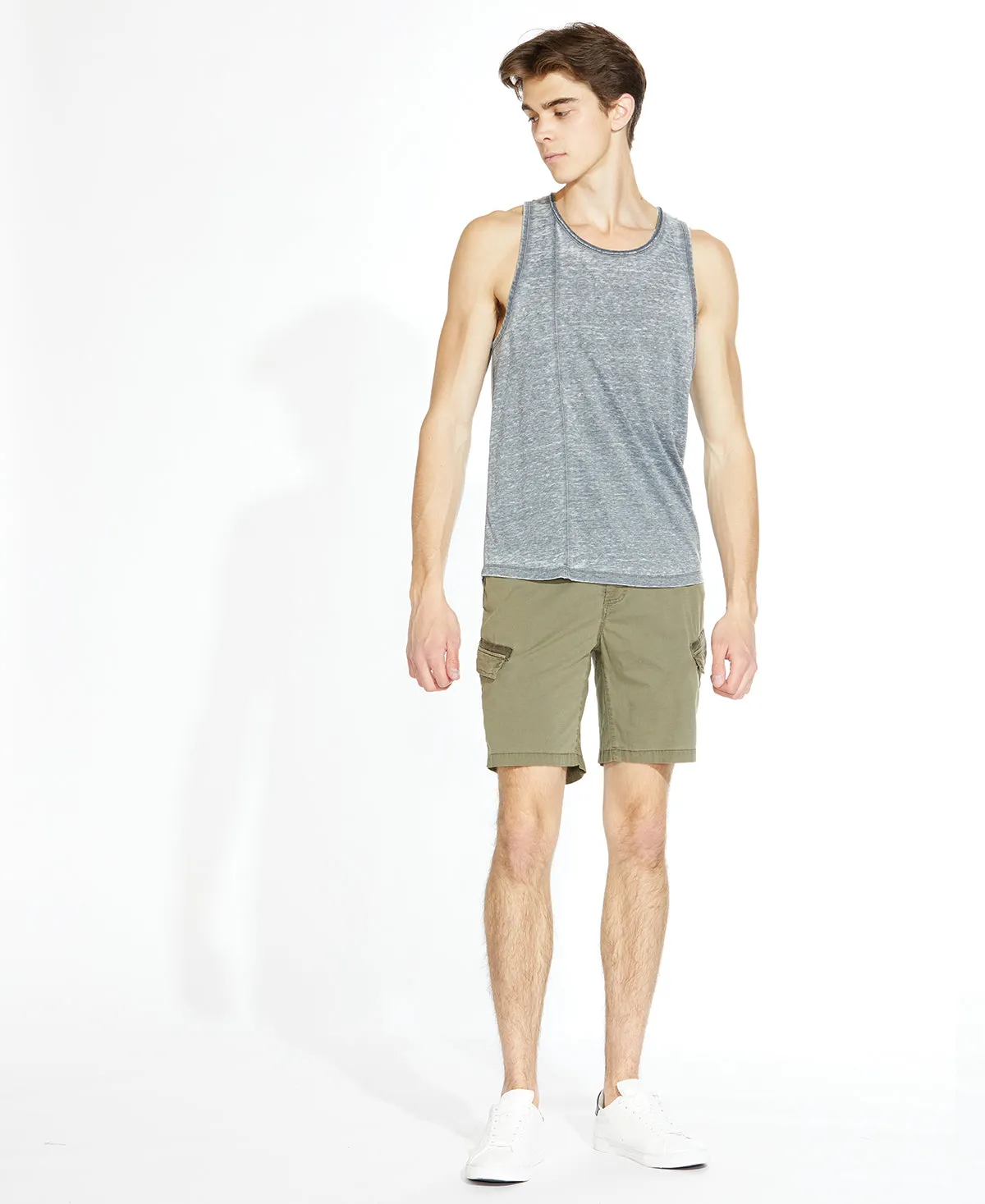 Olive Cargo Shorts