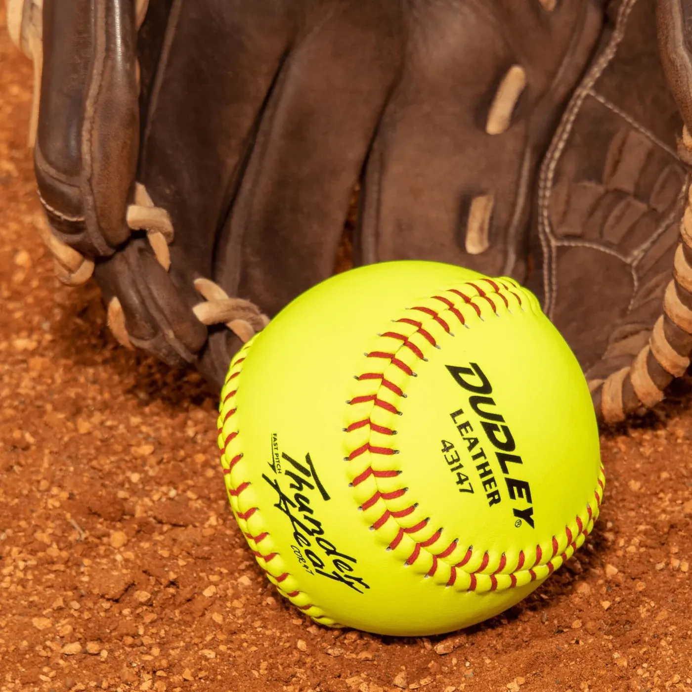 Thunder Heat 11 47/375 Leather Fastpitch Softballs