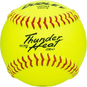 Thunder Heat 11 47/375 Leather Fastpitch Softballs