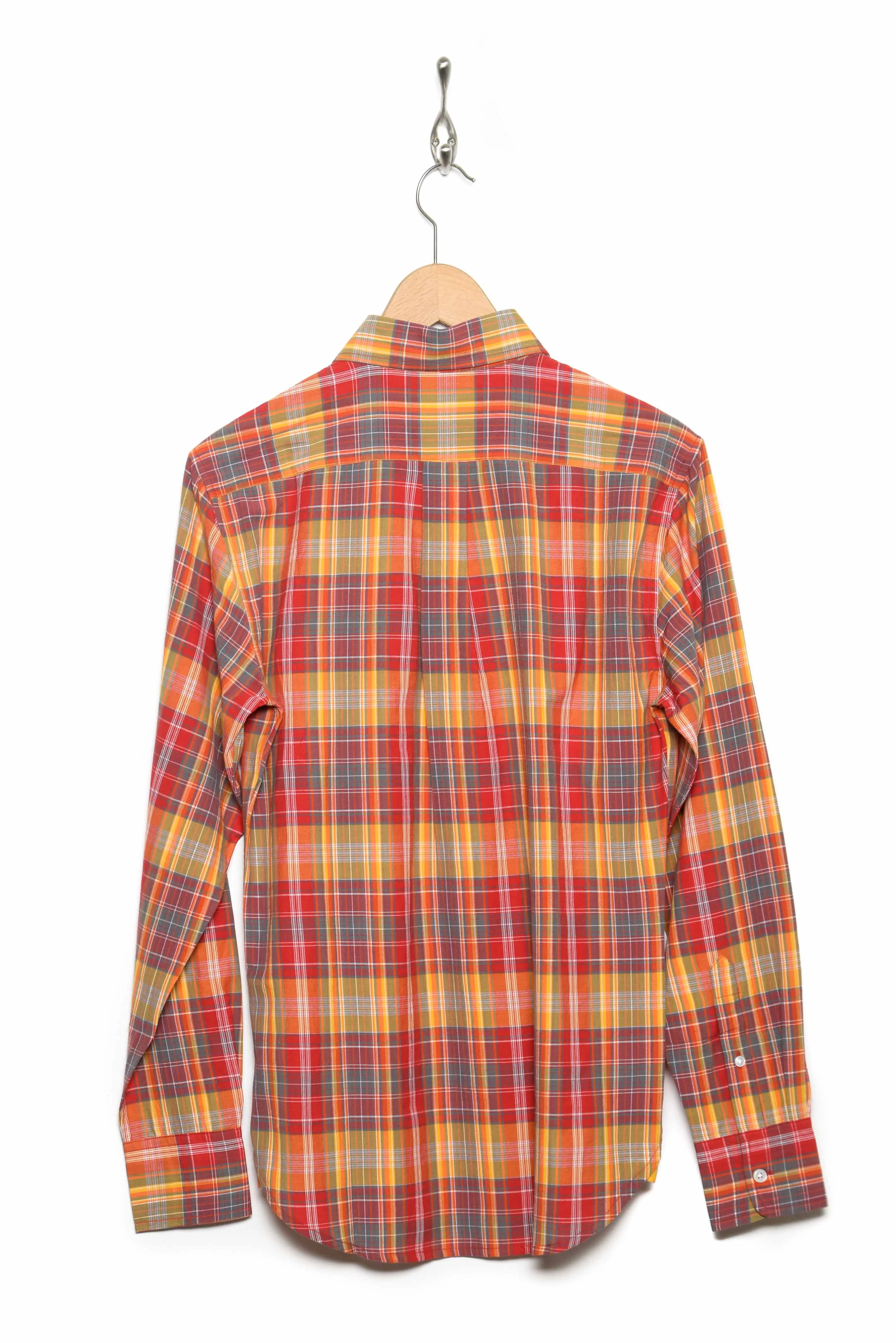 Orange Check Classic Shirt