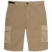 Paul & Shark Beige Cotton Bermuda Cargo Shorts