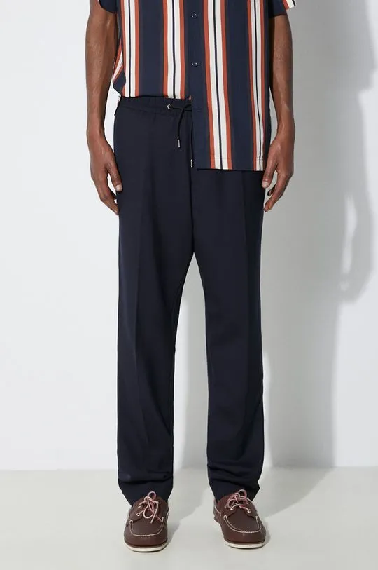 Paul Smith M1R-921T-G00001 Navy Blue Wool Trousers