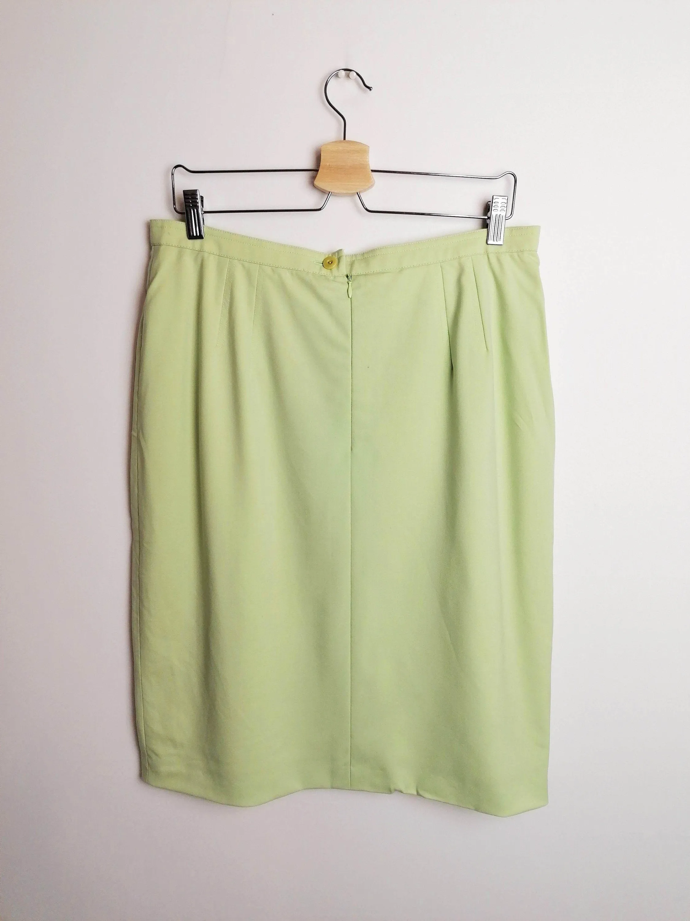 Vintage ESCADA Green Pencil Skirt