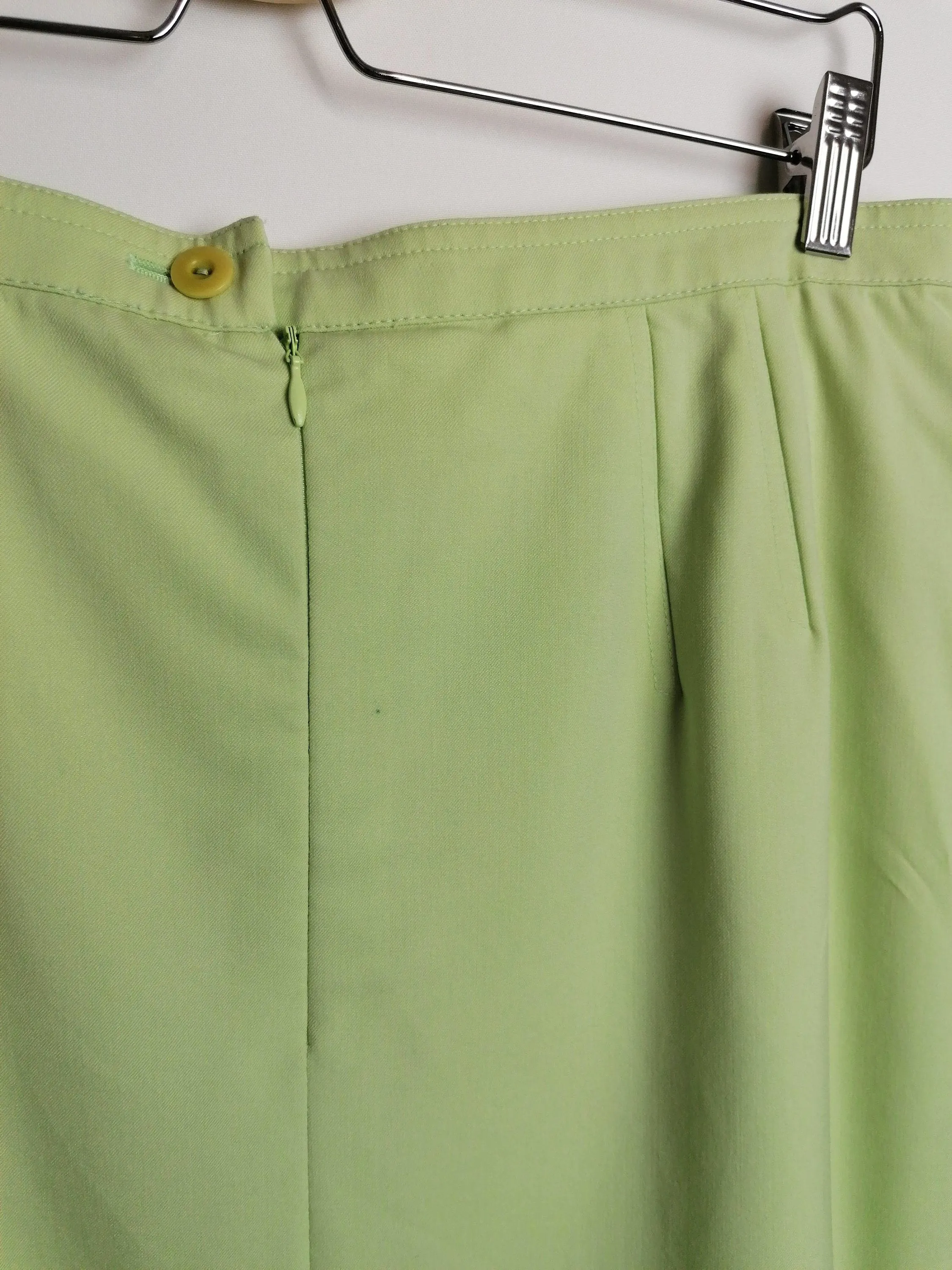 Vintage ESCADA Green Pencil Skirt