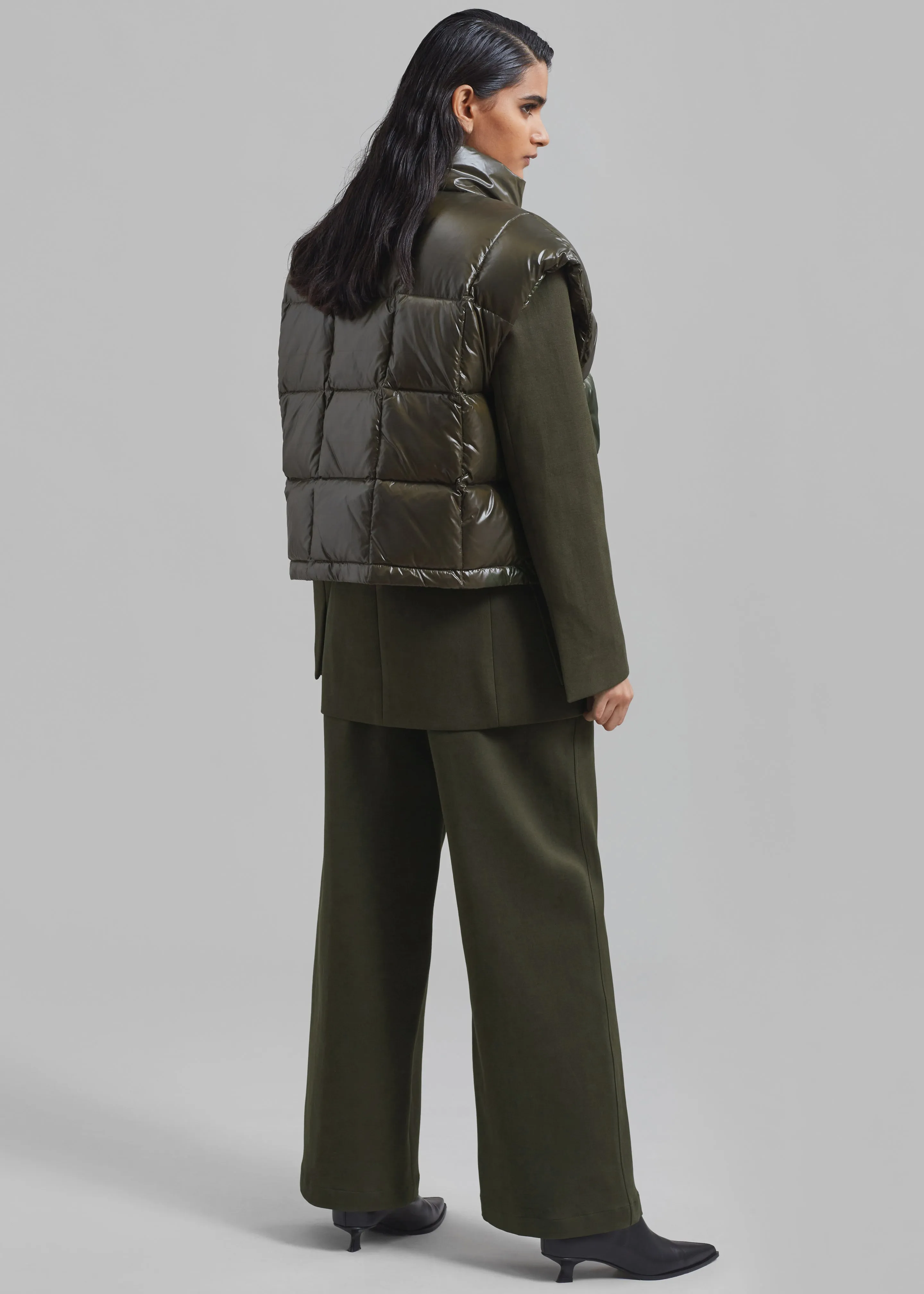 Puffer Vest - Olive