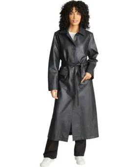 Rebecca Minkoff Women's Vegan Leather Trench Coat