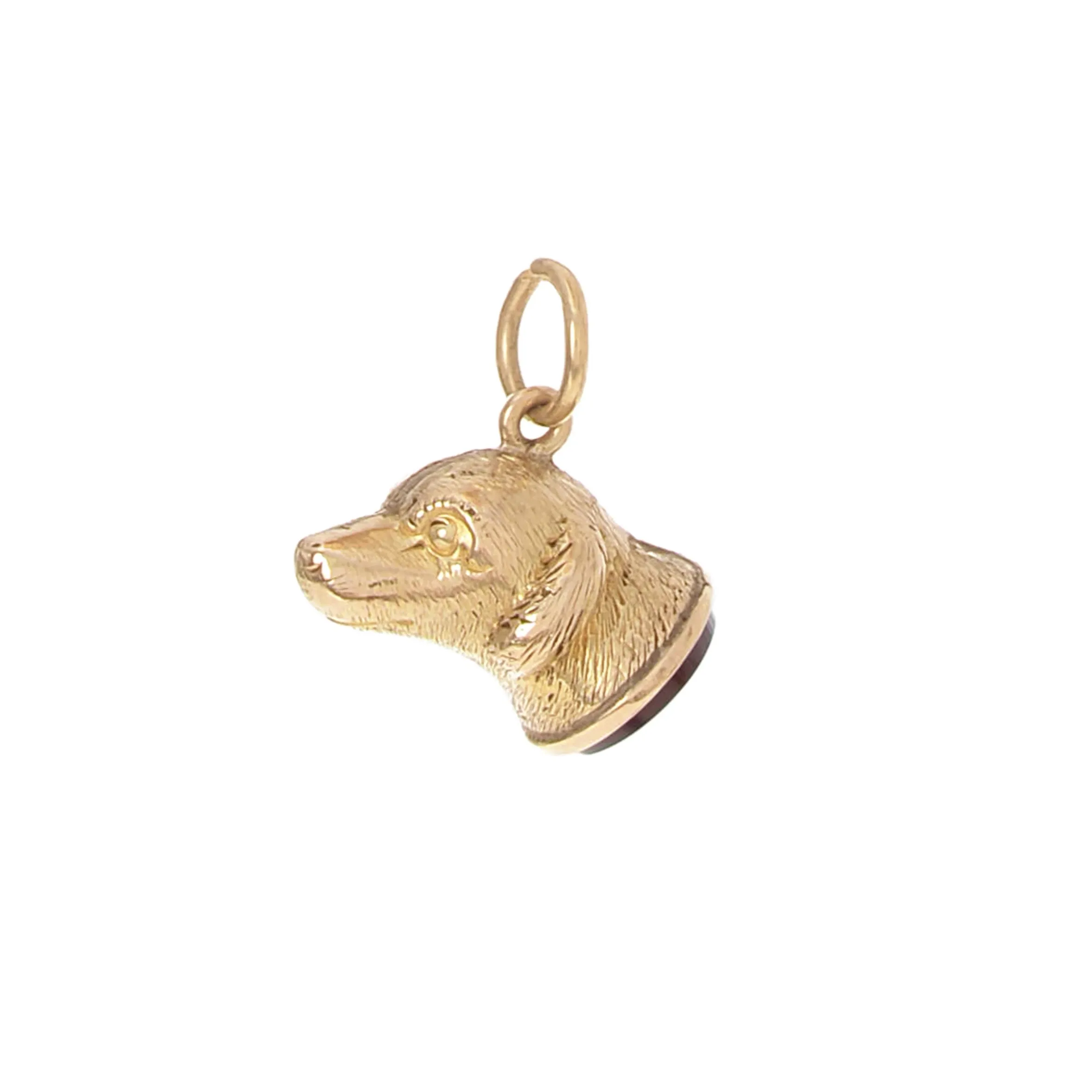 Georgian Carnelian Dog Fob