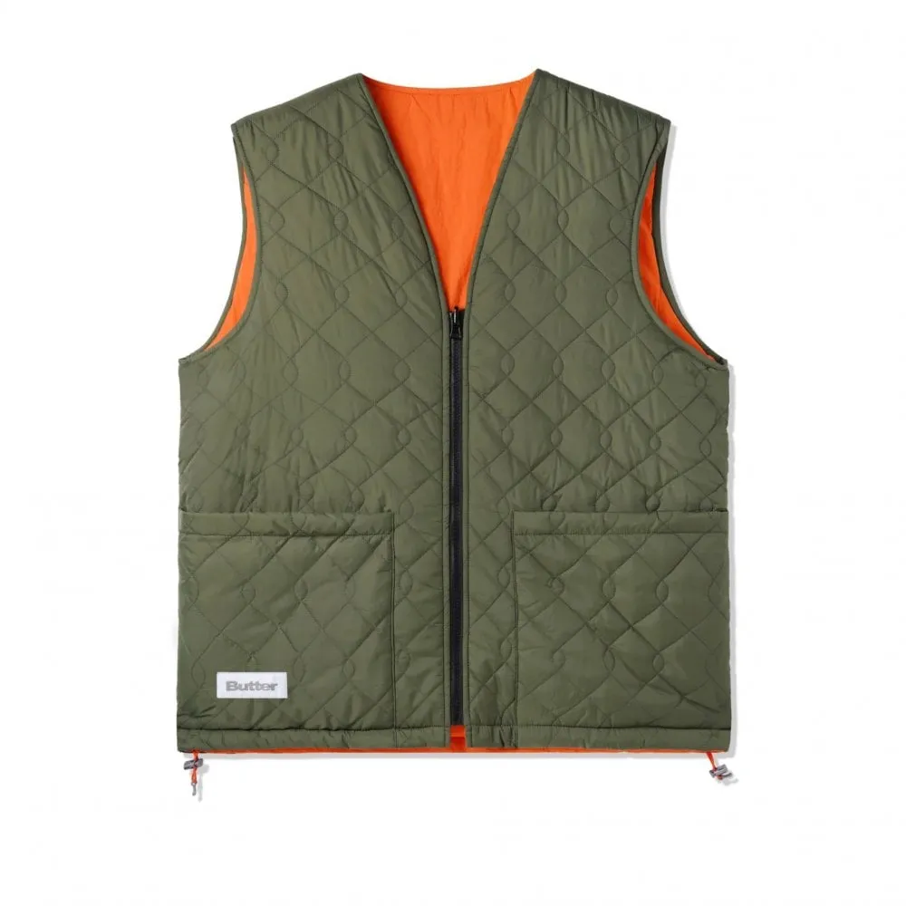 Reversible Chainlink Puffer Vest