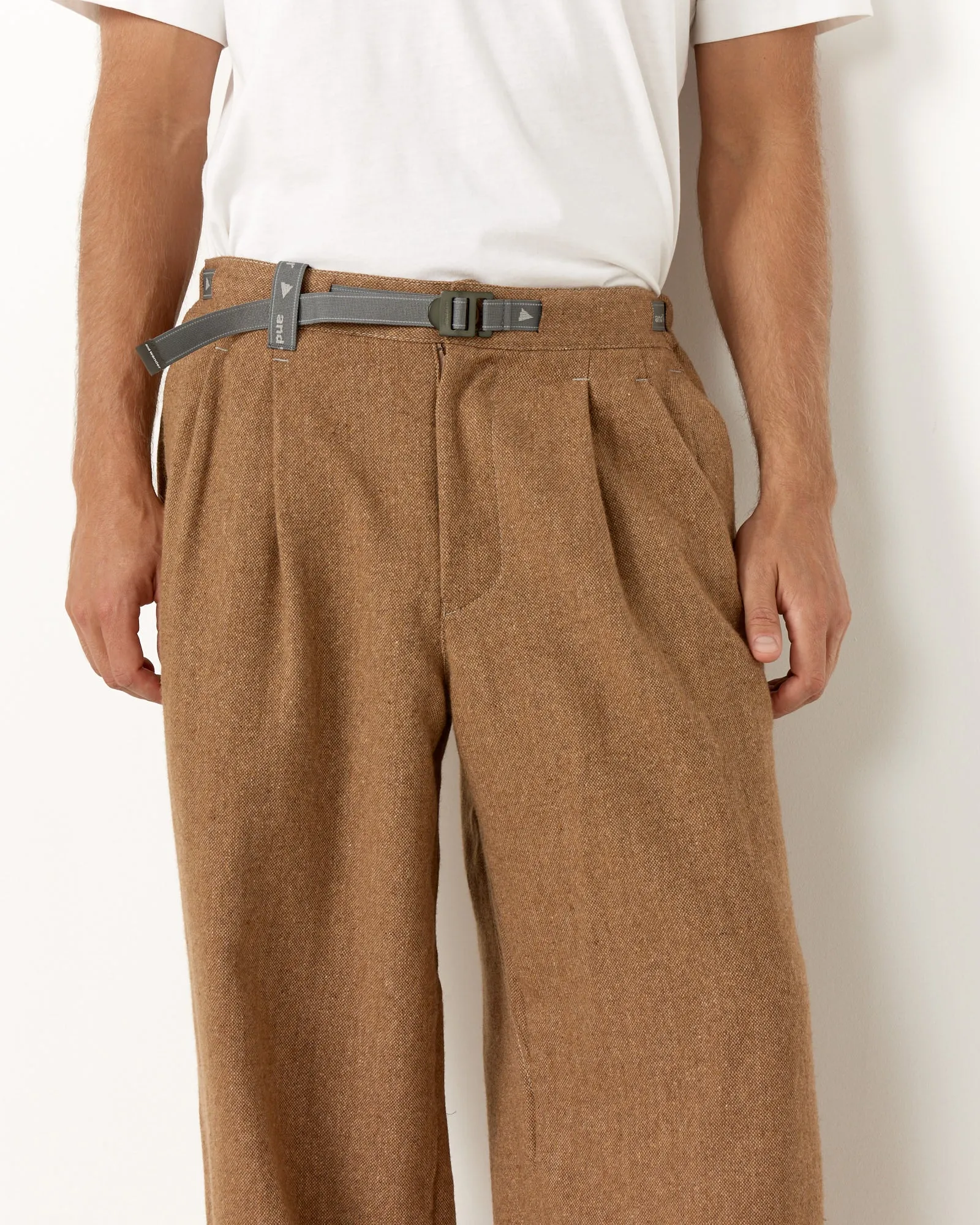 Wide Tweed Pant by Rewool